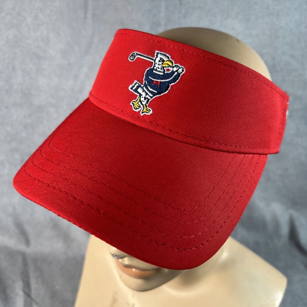 Swinging Eagle Golf Visor Pukka Brand Red Adjustable
